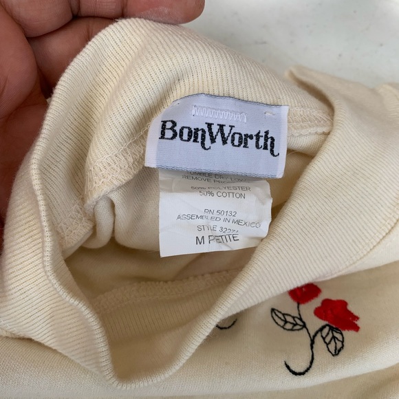 NWT Bon Worth turtleneck size M Petite. - Picture 8 of 12